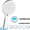 EcoRain™ Waterbesparende Douchekop Mark Met WATERFILTER - 50% Waterbesparend - Regendouche - 5 Sproeistanden - Hoge Druk - Betere Huid - Handdouche - Luxe Moderne Douchekop - Hoge Kwaliteit - Chrome -Badkamerproducten Winkel 1200x1198 3