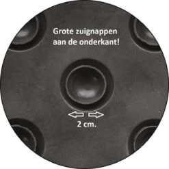 Papillon Antislip Badmat - 136 Zuignappen - Rubber - 70x40 – Antraciet -Badkamerproducten Winkel 1200x1198 47
