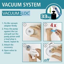 WENKO Vacuum-Loc Doucherek Chroom - Bevestigen Zonder Boren -Badkamerproducten Winkel 1200x1199 13
