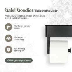 Gatot Goodies RVS Toiletrolhouder Met Plankje - WC Rolhouder Zwart Zonder Boren –Toiletpapierhouder Zelfklevend – Met Lade -Badkamerproducten Winkel 1200x1200 1075