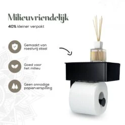 Gatot Goodies RVS Toiletrolhouder Met Plankje - WC Rolhouder Zwart Zonder Boren –Toiletpapierhouder Zelfklevend – Met Lade -Badkamerproducten Winkel 1200x1200 1076