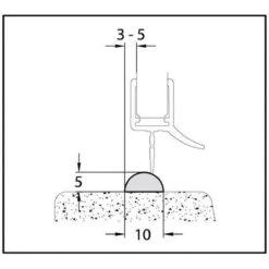 Douche En Bad Dorpel 5x10mm Niet Zelfklevend 1 Meter -Badkamerproducten Winkel 1200x1200 108