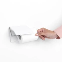 Brabantia ReNew WC Rolhouder - Met Klep - White -Badkamerproducten Winkel 1200x1200 1092