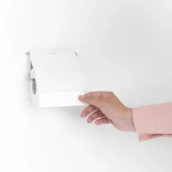 Brabantia ReNew WC Rolhouder - Met Klep - White -Badkamerproducten Winkel 1200x1200 1093