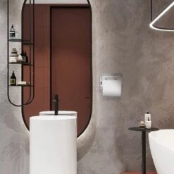 BOTC Toiletrolhouder Met Handdoekhaakjes - Toiletrolhouder - Toiletrolhouder - Zelfklevend / Boren / Zonder Boren - RVS - Zliver 17 BOTC Toiletrolhouder Met Handdoekhaakjes - Toiletrolhouder - Toiletrolhouder - Zelfklevend / Boren / Zonder Boren - RVS - Zliver -Badkamerproducten Winkel 1200x1200 1110