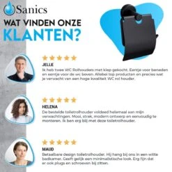 Sanics Toiletrolhouder Zwart Met Klep - WC Rolhouder RVS Inclusief Montage Set - Closetrolhouder -Badkamerproducten Winkel 1200x1200 1138