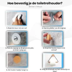 Toiletrolhouder Zonder Boren- Wc Rolhouder - Zuignap - Zelfklevend - Hout -Badkamerproducten Winkel 1200x1200 1143