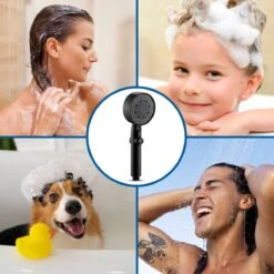 Imperatoris | DoucheSet - Douchekop Met Slang, Houder & Badmuts/Douchemuts - Waterbesparend – Hoge Druk – Regendouche - Zwart Mat -Badkamerproducten Winkel 1200x1200 117