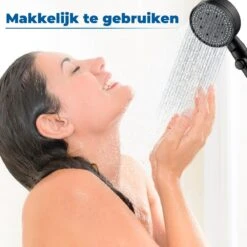 Imperatoris | DoucheSet - Douchekop Met Slang, Houder & Badmuts/Douchemuts - Waterbesparend – Hoge Druk – Regendouche - Zwart Mat -Badkamerproducten Winkel 1200x1200 118