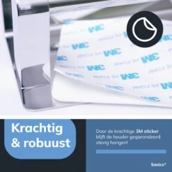 Sanics WC Rolhouder Zilver – Toiletrolhouder Zonder Boren – Met Plankje - Zelfklevend - RVS -Badkamerproducten Winkel 1200x1200 1202