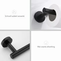 Merkloos Toiletrolhouder Zwart - Wc Rolhouder - Zwart - Toilet Rolhouder - Badkamer Accessoires - Toiletrolhouders 12 Merkloos Toiletrolhouder Zwart - Wc Rolhouder - Zwart - Toilet Rolhouder - Badkamer Accessoires - Toiletrolhouders -Badkamerproducten Winkel 1200x1200 1210