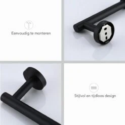 Merkloos Toiletrolhouder Zwart - Wc Rolhouder - Zwart - Toilet Rolhouder - Badkamer Accessoires - Toiletrolhouders 13 Merkloos Toiletrolhouder Zwart - Wc Rolhouder - Zwart - Toilet Rolhouder - Badkamer Accessoires - Toiletrolhouders -Badkamerproducten Winkel 1200x1200 1211