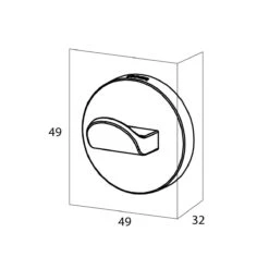 Tiger Noon Haak Groot - Zwart -Badkamerproducten Winkel 1200x1200 1241