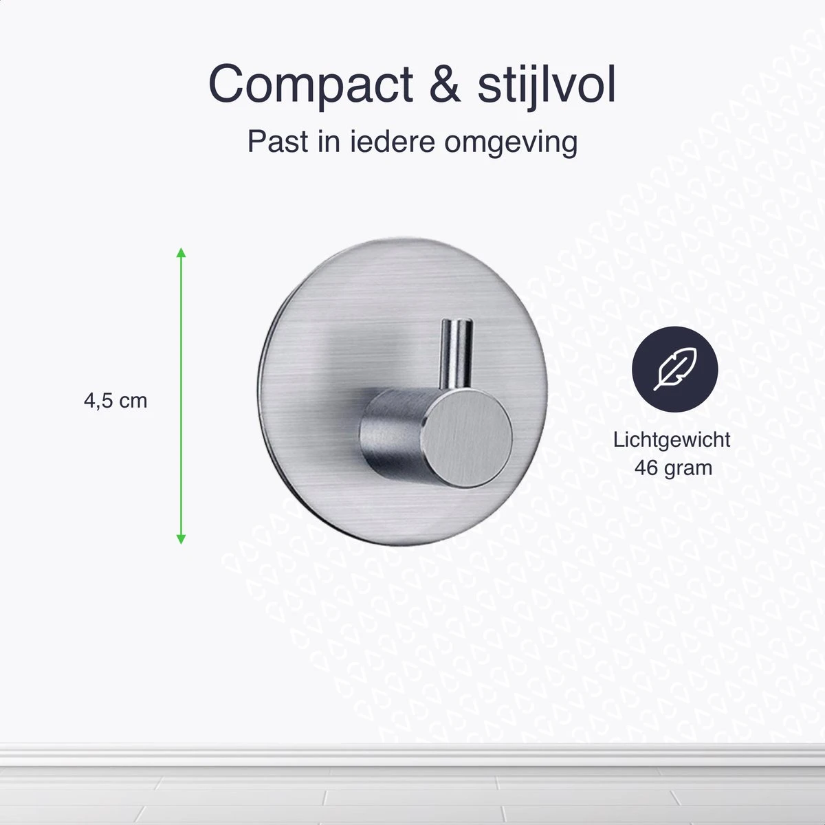 4x Handdoekhaakjes (Zelfklevend) Van RVS Zilver – Zelfklevende Haakjes – Wandhaak – Handdoekhouder – Ophanghaken Voor Keuken Of Badkamer (Accessoires) 5 4x Handdoekhaakjes (Zelfklevend) Van RVS Zilver – Zelfklevende Haakjes – Wandhaak – Handdoekhouder – Ophanghaken Voor Keuken Of Badkamer (Accessoires) - Afbeelding 3