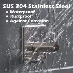 Merkloos Roestvrijstalen Handdoekhaakjes | 3M™ Zelfklevend | 4 Stuks | Mat Zwart | Wandhaak | Ophanghaken | Plakhaakjes | Haakjes | Badkamer | Keuken | RVS -Badkamerproducten Winkel 1200x1200 1297