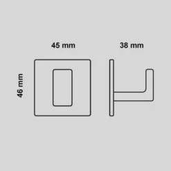 Stål Handdoekhaakjes Zelfklevend Zwart - Vierkant - 4 Stuks -Badkamerproducten Winkel 1200x1200 1322