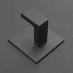 Stål Handdoekhaakjes Zelfklevend Zwart - Vierkant - 4 Stuks -Badkamerproducten Winkel 1200x1200 1324