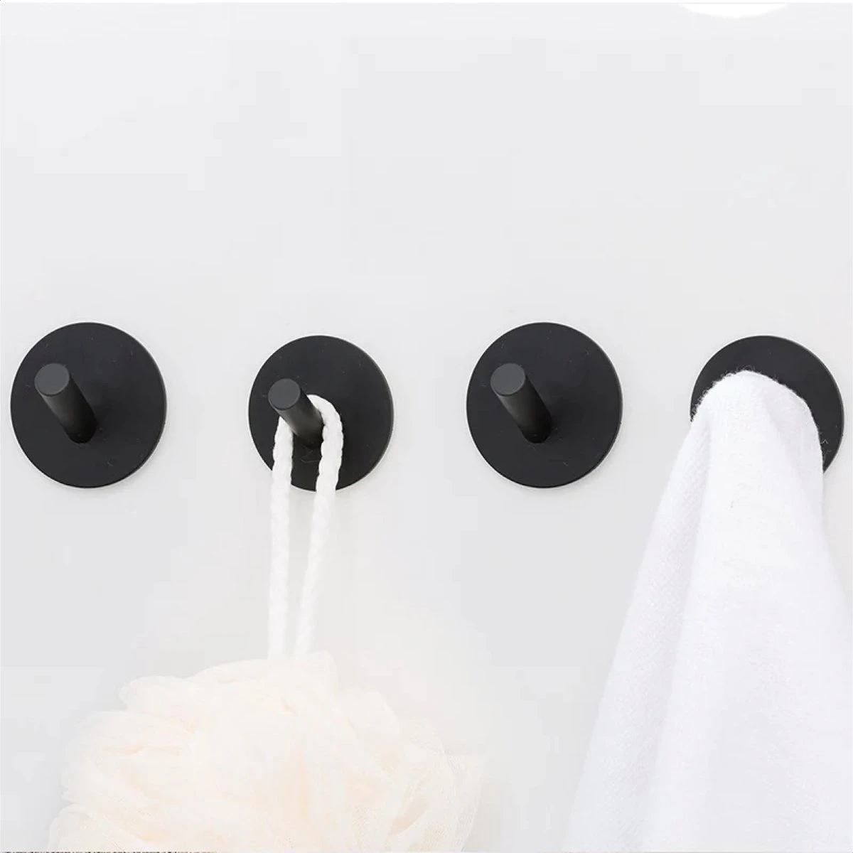 EAVY Handdoekhaakjes Zelfklevend - Set Van 4 Handdoek Haakjes - Wandhaak - Handdoekhouder 10 EAVY Handdoekhaakjes Zelfklevend - Set Van 4 Handdoek Haakjes - Wandhaak - Handdoekhouder - Afbeelding 8