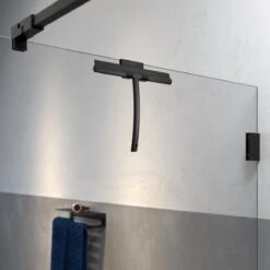 Tiger Caddy - Douchehaak - Glaspaneel Dikte 6-8 Mm - 3,5 X 7 X 5 Cm - Zwart -Badkamerproducten Winkel 1200x1200 1375