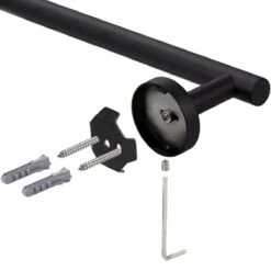 Design Handdoekhouder - Handdoekrek Voor Toilet En Badkamer - RVS Mat Zwart - 30 Cm -Badkamerproducten Winkel 1200x1200 1383