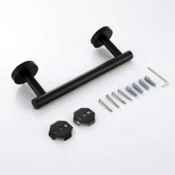 Design Handdoekhouder - Handdoekrek Voor Toilet En Badkamer - RVS Mat Zwart - 30 Cm -Badkamerproducten Winkel 1200x1200 1385