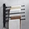 BOTC Handdoekrek - 5-armig Handdoekhouder - Handdoekstang - 180 Graden Verstelbaar - Badkamer - Zwart 2 BOTC Handdoekrek - 5-armig Handdoekhouder - Handdoekstang - 180 Graden Verstelbaar - Badkamer - Zwart -Badkamerproducten Winkel 1200x1200 1399