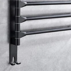 BOTC Handdoekrek - 5-armig Handdoekhouder - Handdoekstang - 180 Graden Verstelbaar - Badkamer - Zwart 15 BOTC Handdoekrek - 5-armig Handdoekhouder - Handdoekstang - 180 Graden Verstelbaar - Badkamer - Zwart -Badkamerproducten Winkel 1200x1200 1401