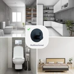 4x Handdoekhaakjes (Zelfklevend) Van RVS Zwart – Zelfklevende Haakjes – Wandhaak – Badkamer Accessoires – Ophanghaken Voor Keuken Toilet Of WC 18 4x Handdoekhaakjes (Zelfklevend) Van RVS Zwart – Zelfklevende Haakjes – Wandhaak – Badkamer Accessoires – Ophanghaken Voor Keuken Toilet Of WC -Badkamerproducten Winkel 1200x1200 1407