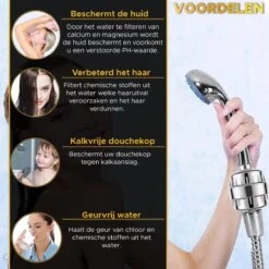 Toivo Douchefilter 17 Stages - Zilver - Incl. Montagetape En Rubberen Ringen - Waterfilter Voor Douchekop - Shower Filter - Waterfilter - Kraanfilter -Badkamerproducten Winkel 1200x1200 142