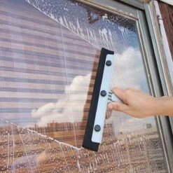 Vitamo™ Premium 2-in-1 Badkamer Vloerwisser Lang Met Ophangsysteem - Douchewisser Met Afdraaibare Wisser - Raamwisser - 180° Draaiend - Uitschuifbaar 70/125 CM - Grijs -Badkamerproducten Winkel 1200x1200 1465