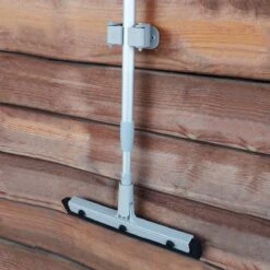 Vitamo™ Premium 2-in-1 Badkamer Vloerwisser Lang Met Ophangsysteem - Douchewisser Met Afdraaibare Wisser - Raamwisser - 180° Draaiend - Uitschuifbaar 70/125 CM - Grijs -Badkamerproducten Winkel 1200x1200 1468