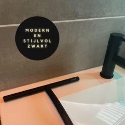 Fienosa Douchewisser Anti Kras Siliconen - Zachte Glashaak - Zwart -Badkamerproducten Winkel 1200x1200 1481