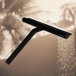 Fienosa Douchewisser Anti Kras Siliconen - Zachte Glashaak - Zwart -Badkamerproducten Winkel 1200x1200 1482