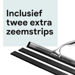 Douchewisser Met Ophanghaak En 2 Extra Strips - Raamwisser Voor Douche - Raamtrekker Chroom -Badkamerproducten Winkel 1200x1200 1506