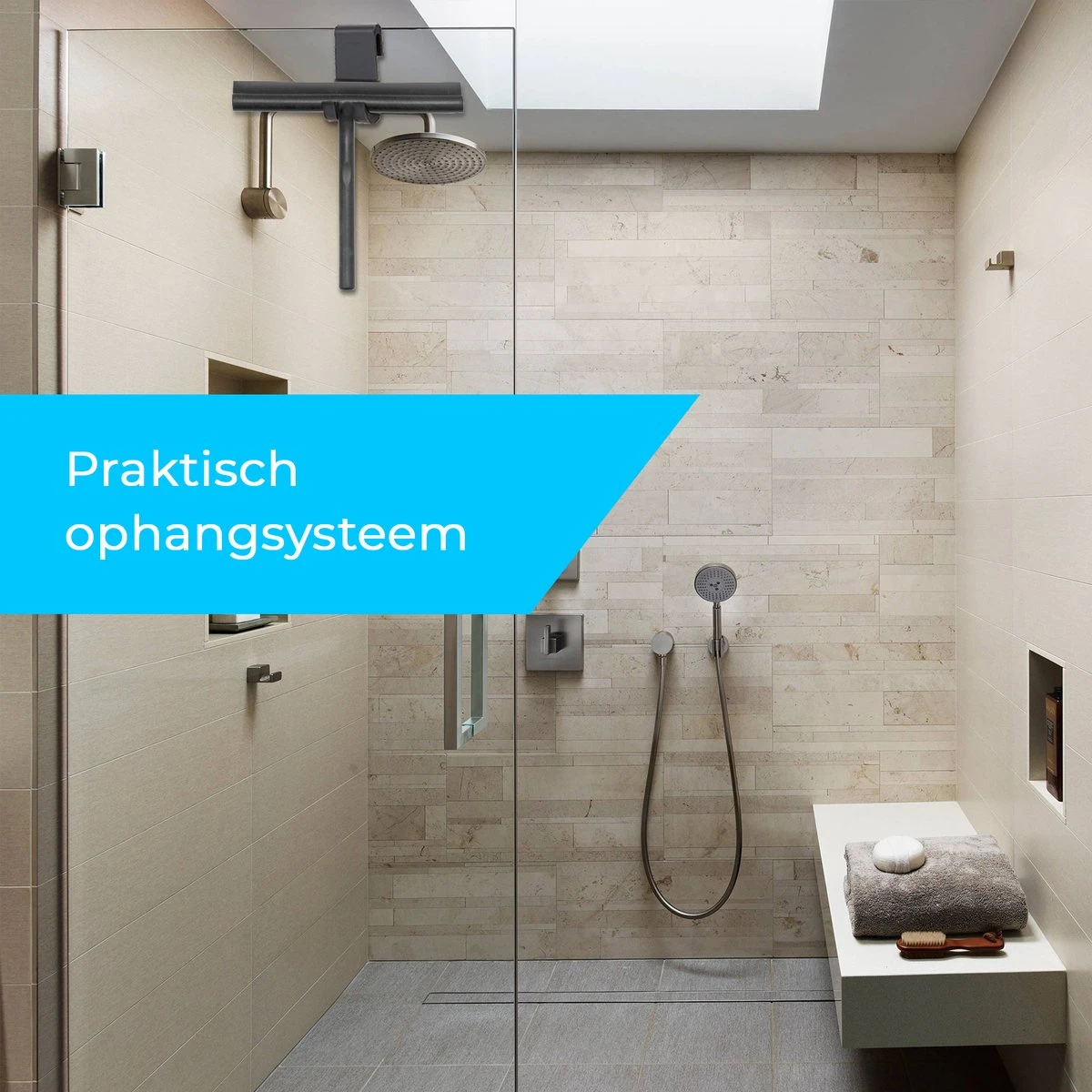 Minismus Douchewisser Zwart Met Ophanghaak - Raamwisser - Trekker Douche - Douchewissers - Raamtrekker - Douchetrekker 7 Minismus Douchewisser Zwart Met Ophanghaak - Raamwisser - Trekker Douche - Douchewissers - Raamtrekker - Douchetrekker - Afbeelding 5