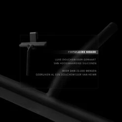 Douchewisser Zwart Met Ophangsysteem- Badkamer Accessoires- Raamwisser- Trekker Douche- Silicone- 21cm X 16cm -Badkamerproducten Winkel 1200x1200 1534