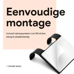 Douchewisser Met Ophanghaak En 2 Extra Strips - Raamwisser Voor Douche - Raamtrekker Zwart -Badkamerproducten Winkel 1200x1200 1553