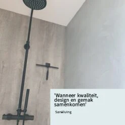 Douchewisser Met Ophanghaak En 2 Extra Strips - Raamwisser Voor Douche - Raamtrekker Zwart -Badkamerproducten Winkel 1200x1200 1555
