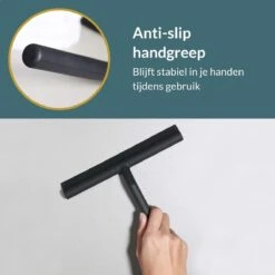 Seaside Originals Luxe Douchewisser Zwart Met Ophangsysteem En Opbergzakje - Raamwisser - Douchetrekker - Raamtrekker - Antislip - Badkamer Accessoires -Badkamerproducten Winkel 1200x1200 1574