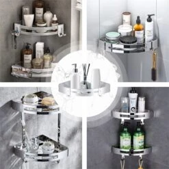 Merkloos Doucherek Zonder Boren – Doucherek Hangend – Badkamerrek – Zilver RVS – IP68 Waterdicht – 8KG Draagkracht -Badkamerproducten Winkel 1200x1200 1619