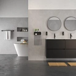 Tiger 2-Store - Wandrekje / Douchemandje - 25 Cm - Zwart -Badkamerproducten Winkel 1200x1200 1665