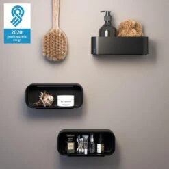 Tiger 2-Store - Wandrekje / Douchemandje - 25 Cm - Zwart -Badkamerproducten Winkel 1200x1200 1666