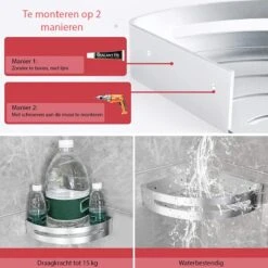 Sens Design Doucherekjes Set Van 3 - Doucherek Zonder Boren - Zilver 23 Sens Design Doucherekjes Set Van 3 - Doucherek Zonder Boren - Zilver -Badkamerproducten Winkel 1200x1200 1711