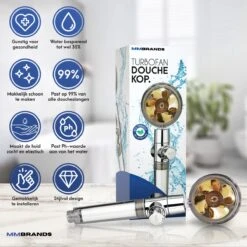 MM Brands Waterbesparende Douchekop - Handdouche Met Hoge Druk - Regendouche Waterbesparend -Badkamerproducten Winkel 1200x1200 178