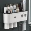 LuxeBass Tandenborstel Organizer | Tandenborstelhouder | Automatisch Tandpasta Dispenser | Met Lade En Opbergvak Voor Badkamer - LB544 -Badkamerproducten Winkel 1200x1200 1806