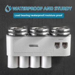 LuxeBass Tandenborstel Organizer | Tandenborstelhouder | Automatisch Tandpasta Dispenser | Met Lade En Opbergvak Voor Badkamer - LB544 -Badkamerproducten Winkel 1200x1200 1807