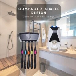 Tandpasta Dispenser - Tandenborstel Houder - Tandpasta Knijper - Tube Knijper - Tandpasta Houder - Geschikt Voor Elektrische Tandenborstel -Badkamerproducten Winkel 1200x1200 1824