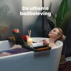 RelaxTub® Badplank - Badplank Voor In Bad - Badrek - Verstelbaar - Anti Slip - Badplank Zwart - Badplank Hout - Badrekje Inclusief Boekenhouder, Tablethouder & Spiegel 17 RelaxTub® Badplank - Badplank Voor In Bad - Badrek - Verstelbaar - Anti Slip - Badplank Zwart - Badplank Hout - Badrekje Inclusief Boekenhouder, Tablethouder & Spiegel -Badkamerproducten Winkel 1200x1200 1930
