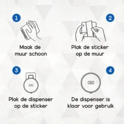 Royal WM - Automatische Zeepdispenser - 300ml - Zwart - Wandmontage - Sensor -Badkamerproducten Winkel 1200x1200 1969