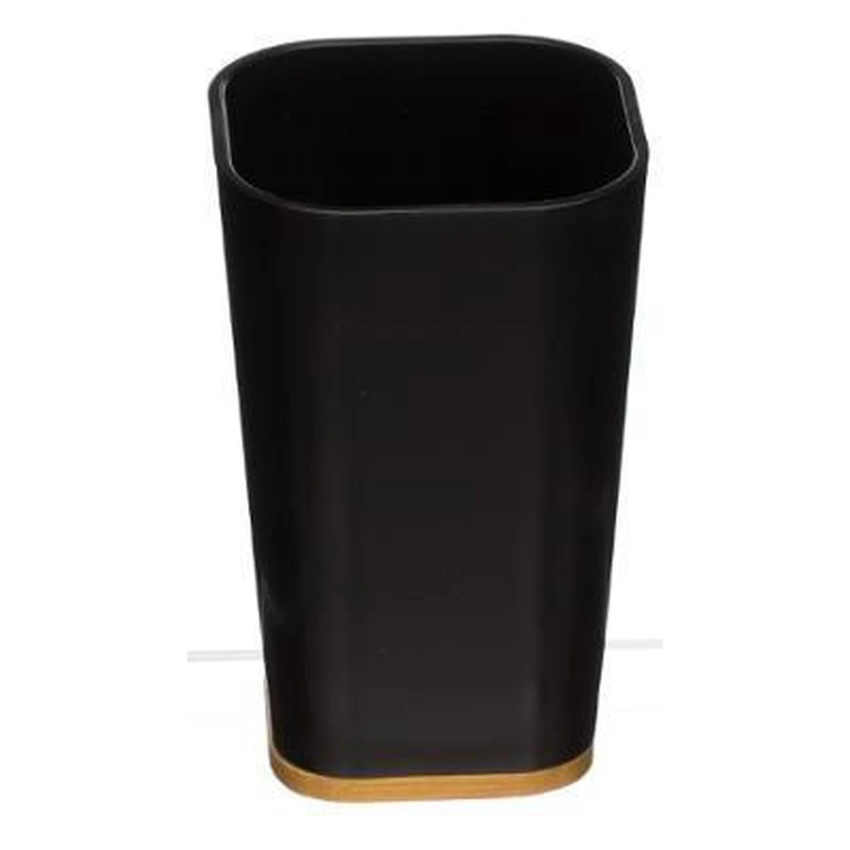 Five Zeeppompje/zeepdispenser Van Kunststeen - Zwart - 300 Ml 6 Five Zeeppompje/zeepdispenser Van Kunststeen - Zwart - 300 Ml - Afbeelding 4